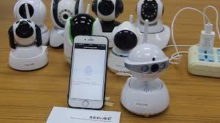 SECTEC yoosee APP WiFi camera installation operation video