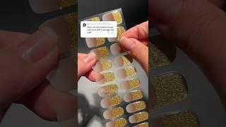 How to remove Quinnas nail stickers #nails #nailart #naildesign #nailstyle #gelnails #nailinspo