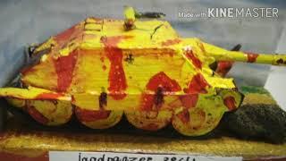 Мой первый танк из картона jagdpanzer 38(t.) HETZER