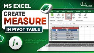 Measures in MS Excel Power Pivot | MS Excel full Course for Beginners to Advanced (2024 Edition)