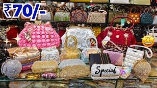 Hyderabad Imported Hand Bags Purses Clutches Sling Bags Charminar Shopping Market