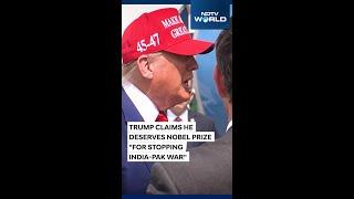 Trump Nobel Prize | "Won't Get Nobel Prize For Stopping India-Pak War": Trump Claims Credit Again