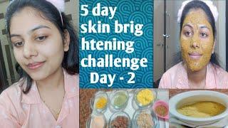 5 day skin brightening challenge: transformation to a healthy n shinny skin day -2