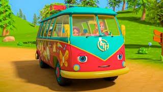 Wheels on the Bus + More Vehicle Songs & Rhymes for Kids