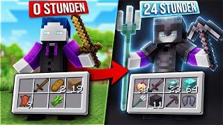 24 STUNDEN MINECRAFT AM STÜCK SPIELEN (WAS KANN ICH SCHAFFEN?)