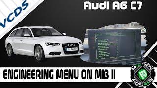 HOW TO ENABLE GREEN MENU ON MIB 2 | AUDI A6 C7 | #VCDSCODING | ENGINEERING MODE