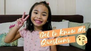 VLOG 6 | GET TO KNOW ME | PRESCHOOLER VERSION