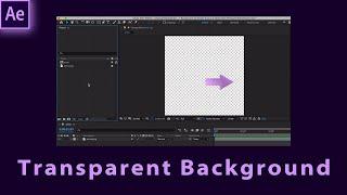 Export with Transparent Background via Render Queue in Adobe After Effects