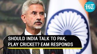 'If I put a gun on your head...': Jaishankar reveals India's stand on talks on Pak | Watch