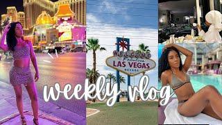 LAS VEGAS TRAVEL VLOG| EPIC BIRTHDAY TRIP| DINING, DANCING, SHOPPING| THE BEST SHOWS IN VEGAS