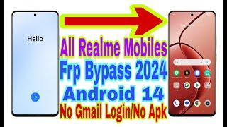 All Realme Android 14 Frp Bypass | New Trick 2024 | Reset Frp/No Pc/Bypass Google Lock 100% Working