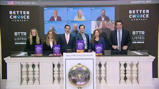 Better Choice Company Inc. (NYSE American: BTTR) Rings The Opening Bell®