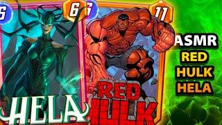 ASMR - Red Hulk Hela Deck: Marvel Snap Gameplay