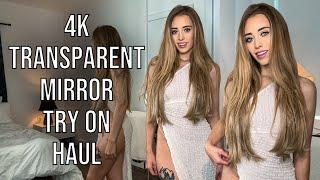 4K TRANSPARENT Dress TRY ON! | SamanthaLove TryOn