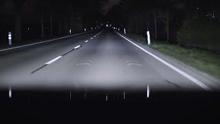 Audi DIGITAL MATRIX LED lights - DEMONSTRATION at night (new CRAZY functions)