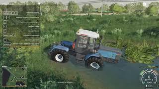 Farming Simulator 19. Карта "Рассвет", тест грязи.