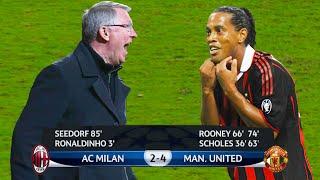 The Day Sir Alex Ferguson Made Ronaldinho Look Stupid