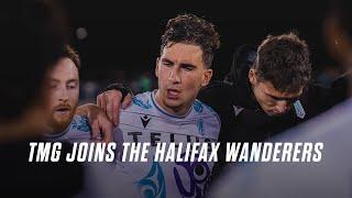 Thomas Meilleur-Giguère's first interview as a member of Halifax Wanderers FC 