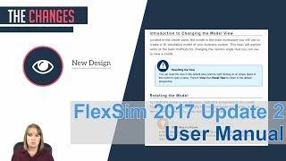 FlexSim 2017 Update 2: User Manual Improvement