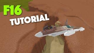 Roblox | Plane Crazy | F16 TUTORIAL!
