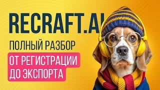 RECRAFT.AI - Полный разбор функционала от А до Я