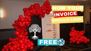 How Your Invoice Should Look | Balloon Garland Tutorial | Family Reunion | How to | DIY