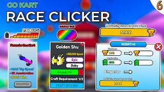 Golden Shu | Formula One Kart | Rebirth Max - GO KART RACE CLICKER #6