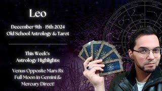 Leo Weekly December 9th-15th Old School Astrology Mercury Direct & Full Moon in Gemini