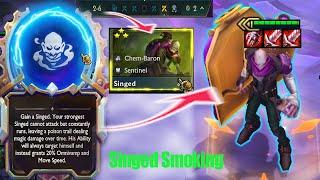 Singed ⭐⭐⭐ Is Smoking Full Map? | TFT SET 13 RANKED #tftset13 #teamfighttactics