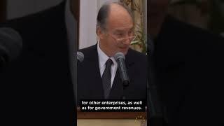 26May1995in Murgab Tajikistan Mawlana Hazar Imam gave a speech during his first visit to Tajikistan