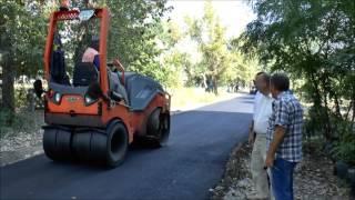 06.09.2016 В г.Рубежное продолжается восстановление дорожного покрытия (р-н школы №9)