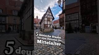 ️Zeitreise ins Mittelalter: Kennst du diese Fachwerkstädte in ? #mittelalter  #travelgermany