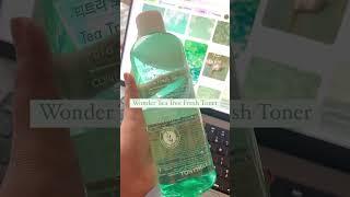 Wonder Tea Tree Pore Fresh Toner #aesthetics #skincare #skincareroutine #trending #tonymoly #toner