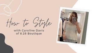 Caroline Styles The English Factory Winter White Plaid Top
