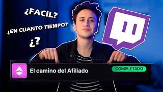 COMO SER AFILIADO EN TWITCH FACIL Y RAPIDO