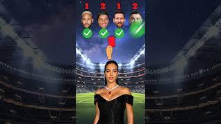 Messi vs Ronaldo vs Ronaldinho️vs Neymar Jr- Georgina Asks