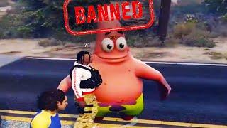 PATRICK STAR GETS BANNED IN GTA RP