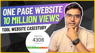 10 Million Views Per Month On Single Page Website - क्या इस Tool Website पर काम कर सकते हैं ?