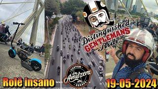 Rolê Gentleman's ride 2024 museu cata-vento e ponte estaiada rodamos 100km.