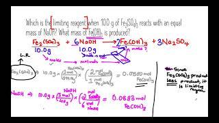 Limiting Reagent   Method 1