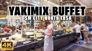 [4K] Delicious Buffet Experience at YAKIMIX SM City North EDSA!