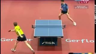 Werner Schlager vs Dimitrij Ovtcharov (Super Cup 2009)