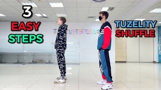 3 EASY SHUFFLE STEPS ️STAR DANCING 5 MIN  TUZELITY SHUFFLE ⭐️