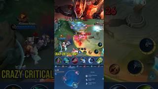 One Shot Build Saber Crazy Critical Damage (Part 14) - MLBB #gameplayproplayer #saber #MLBB