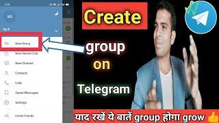 create a group on telegram | how to grow telegram group