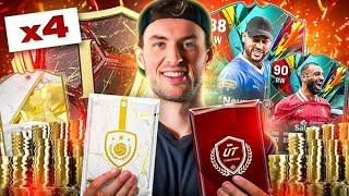 INSANE ICON PACKED! 4 x Rank 1 Champs Rewards!