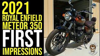 FIRST RIDE REVIEW Of The 2021 Royal Enfield Meteor 350 | Ol' Man Ronin (S3,E18)