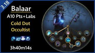 3.18 - Cold Dot Occultist - A10 Pts+Labs - 3h40m14s