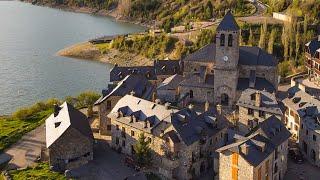 Huesca a vista de Dron / 4K