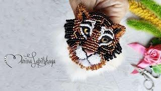  How to make a brooch, a pendant "Tiger" - a symbol of 2022 (master class)